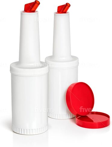 pack of 2 white bar juice containers (red) in Saudi Arabia