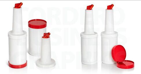 pack of 2 white bar juice containers (red) in Saudi Arabia