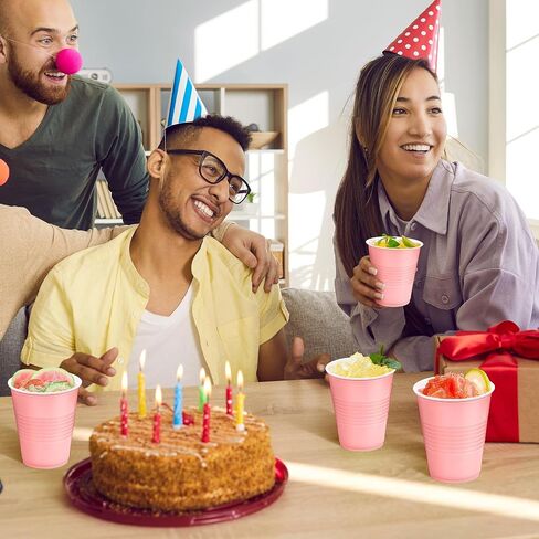 50 عبوة من أكواب بلاستيكية سوداء للاستعمال مرة واحدة، سعة 12 أونصة، أكواب حفلات الشرب، أكواب حفلات كبيرة لحفلات الزفاف وأعياد الميلاد والتخرج وحفلات عيد الميلاد وأحداث النزهات in Saudi Arabia