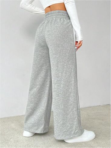 GORGLITTER Women's Wide Leg Y2k Sweatpants Seam High Waisted Baggy Track Pants in Saudi Arabia