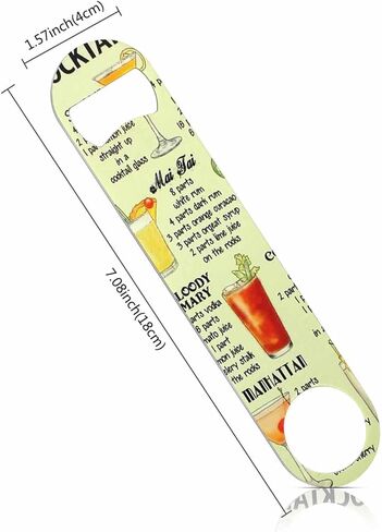 Cuba Waving Flag Stainless Steel Bottle Opener National Flag Star Triangle Striped Geometric Streak Red Blue Flat Beer Bottle Opener Keychain for Home Kitchen Bar Restaurant Party Gift in Kuwait