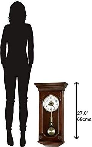 ساعة حائط هوارد ميلر ياسمين 625-384 – هامبتون تشيري مع كوارتز، حركة مزدوجة الرنين in Kuwait