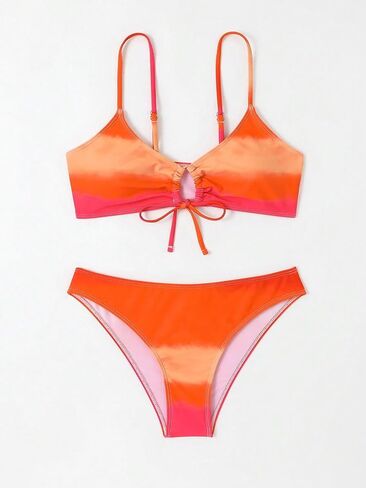 SOLY HUX Women's Spaghetti Strap Bikini Set Bathing Suit 2 Piece Swimsuits in Saudi Arabia