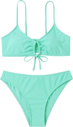 SOLY HUX Women's Spaghetti Strap Bikini Set Bathing Suit 2 Piece Swimsuits in Saudi Arabia