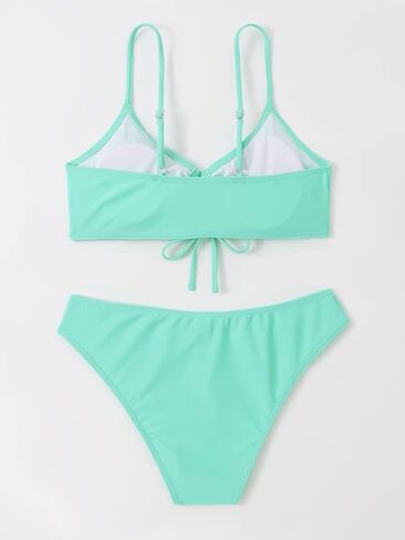 SOLY HUX Women's Spaghetti Strap Bikini Set Bathing Suit 2 Piece Swimsuits in Saudi Arabia