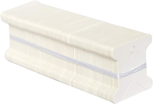 100 Pieces Floss Bobbins Paper Cross Stitch Embroidery Thread Organizer Cardboard Floss Bobbins DIY Crafts Floss Bobbins Thread Bobbin Card (White) in Kuwait