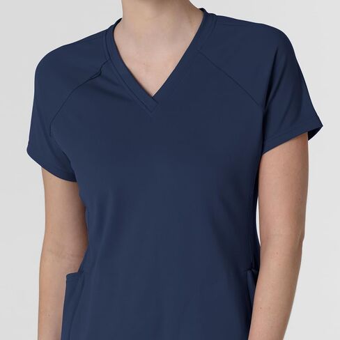 Wink Knit Women's Flex-n-Reach V-Neck Raglan Scrub Top in Saudi Arabia