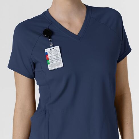 Wink Knit Women's Flex-n-Reach V-Neck Raglan Scrub Top in Saudi Arabia