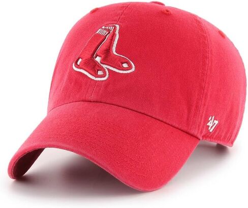 '47 Boston Red Sox Brand Clean Up Adjustable Hat - Red in Saudi Arabia