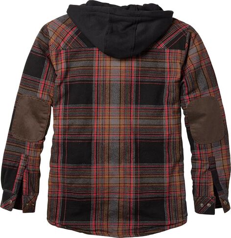 Legendary Whitetails Men's Camp Night Berber Lined Hooded Flannel Shirt Jacket in Saudi Arabia
