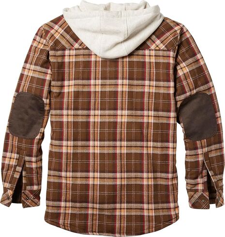 Legendary Whitetails Men's Camp Night Berber Lined Hooded Flannel Shirt Jacket in Saudi Arabia