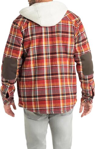 Legendary Whitetails Men's Camp Night Berber Lined Hooded Flannel Shirt Jacket in Saudi Arabia