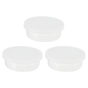 MECCANIXITY Silicone Rubber Hole Plug White Soft Flexible Stopper for 48-49mm Hole 3 Pieces