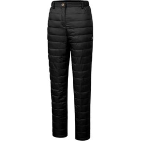 Little Donkey Andy Women's Lightweight Puffy Pants Winter Warm Insulated Puffer Quilted Pants for Hiking Snow Ski Fleece Lined Black XL