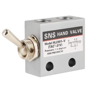 SNS Pneumatic 3 Position 2 Port Toggle Switch,pneumatic valve toggle valve air twister switch