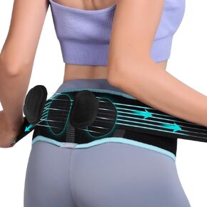 Sacroiliac Hip Belt With Double 3D Pad for Women and Men，With Anti Slip Strips Adjustable Pelvic Support Belt for Sciatica, Pelvis, Lumbar & Nerve Pain Si Joint Dysfunction Trochanter brace(Universal)