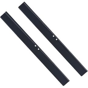 14 Inch Shower Squeegee Stainless Steel with Shower Door Hook and Adhesive Hook Glass Squeegee Bathroom for Doors, Bathroom, Windows, Kitchen, Mirror with Spare Silicone Blade 2 Hooks (Black)