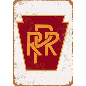 8 x 12 Metal Sign - Pennsylvania Railroad - Retro Tin Art Decor Wall Decor