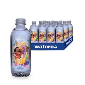 Disney Princess Group Pet Water Bottle by Disney Water for Unisex - 12 x 12 oz Water