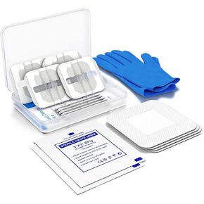 Zip Stitch Wound Closure Kit 6 Pcs, Butterfly Bandages, Surgical Quality, Quick Clot for Easy Use, Emergency Laceration Closures, Suture-Free Surgical Repairment, First Aid Wound Care (White, 6 PC)