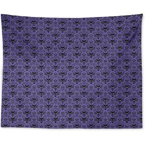 KULUSSY Horror Halloween Tapestry Wall Hanging Haunted Ghost Mansion Mystic Skull Wall Decor Art spooky Tapestries Aesthetic for Bedroom Living Room College Dorm(Purple, 80" x 60") in Saudi Arabia