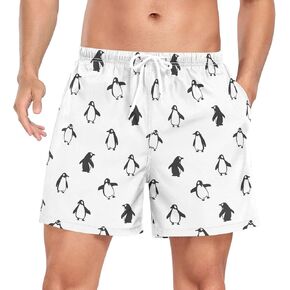 Men Swim Trunk with Compression Liner Quick Dry Mens Bathing Suit S-XXL in Kuwait