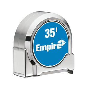 EMPIRE LEVEL, 300-35, 35FT CHROME TAPE MEASURE
