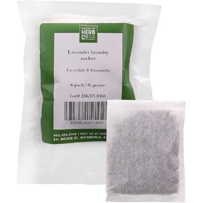 Monterey Bay Herb Co. Lavender Laundry Sachet | Add to Dryer for Light Scent | Reuse Each 5+ Times | Durable & Long-Lasting Scent | Helps Prevents Static | Biodegradable & Compostable (18)