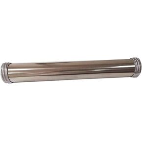 Sausage Caulking Gun Manual Drive Stainless Steel Tube, Replaceable Sausage Caulking Gun Body Tube Sausage Caulking Gun Accessories，Manual Sausage Caulking Gun, 20 oz, 12:1 Drive body