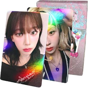 PYAJUU Aespa بطاقات صور ليزر 50 قطعة aespa photocard K-pop Aespa ألبوم بطاقة Aespa Merch بطاقات معايدة KARINA Photocard/Winter Photocard/Giselle Photocard/NINGNING Photocard in Kuwait