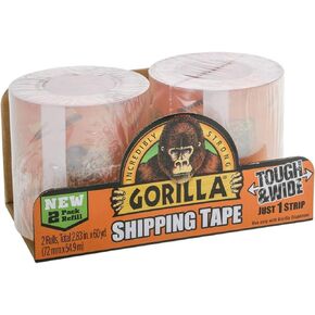 The Gorilla Glue Company 6030402 35 Yard Clear Packaging Tape 2-Pack Refills