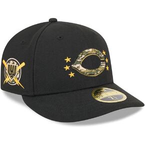 New Era Cincinnati Reds 59FIFTY LP Low Profile 2024 Armed Forces Day Authentic Collection Fitted Cap, Hat