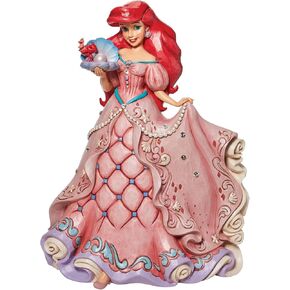 Enesco Jim Shore Disney Traditions The Little Mermaid Enchanted Princess Ariel Deluxe Figurine, 15.75 Inch, Multicolor