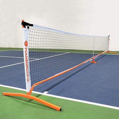 PickleballCentral Rally Portable Light Pickleball Net - 20 Foot Lightweight Portable Pickleball Net and Frame - Regulation Height - Easy Set-Up, Steel Tube Frame, Net Carry Bag in Saudi Arabia