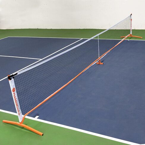 PickleballCentral Rally Portable Light Pickleball Net - 20 Foot Lightweight Portable Pickleball Net and Frame - Regulation Height - Easy Set-Up, Steel Tube Frame, Net Carry Bag in Saudi Arabia