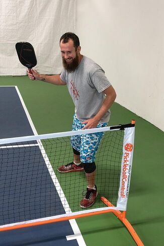 PickleballCentral Rally Portable Light Pickleball Net - 20 Foot Lightweight Portable Pickleball Net and Frame - Regulation Height - Easy Set-Up, Steel Tube Frame, Net Carry Bag in Saudi Arabia