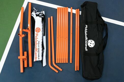 PickleballCentral Rally Portable Light Pickleball Net - 20 Foot Lightweight Portable Pickleball Net and Frame - Regulation Height - Easy Set-Up, Steel Tube Frame, Net Carry Bag in Saudi Arabia