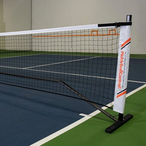 شبكة كرة البيسبول الخفيفة المحمولة من PickleballCentral Rally - شبكة وإطار كرة البيسبول المحمولة خفيفة الوزن بطول 20 قدمًا - ارتفاع التنظيم - سهولة الإعداد، إطار أنبوب فولاذي، حقيبة حمل شبكية in Saudi Arabia