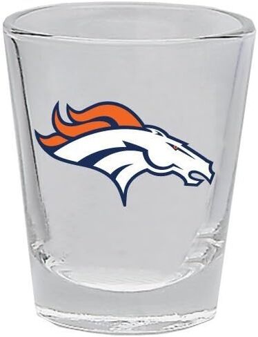 Hunter 1101-10-2332 Shot Glass44; 2 oz. Denver Broncos in Saudi Arabia