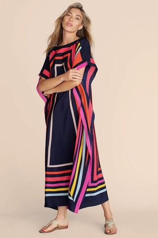 Party Wear Calf Length Women Modest Wear Women Kaftan Beach Wear Kaftan Beach Wear Cover Ups for Women in Saudi Arabia