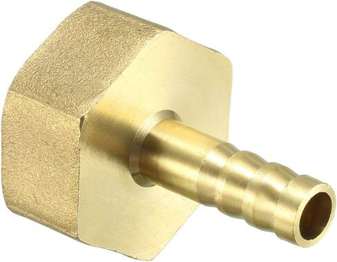 uxcell Brass Barb Hose Fitting Connector Adapter, 8mm Barb x 3/4 PT Female Pipe 2pcs in Saudi Arabia