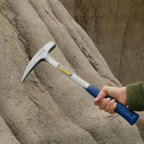 ESTWING Rock Pick - مطرقة جيولوجية 14 أونصة مع طرف مدبب وقبضة لتقليل الصدمات - E3-14P in Saudi Arabia
