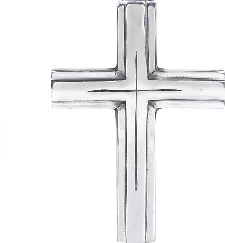 Castleore Wall Hanging Home Decor Religious Christian Crosses for Wall | Best for Home, Office and As Gift | Size L 9.5 W 6.6 Inch | (White Antique) in Saudi Arabia