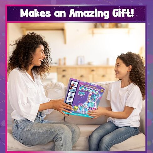 Prismic Unicorn 3D Light DIY Kit - Unique Unicorn Gifts for Girls & Women, 12 Year Old Girl Gifts, Cool Gifts for Tweens, Preteen Girl Gifts, & Teen Girl Gifts Ideas - Arts and Crafts for Christmas in Kuwait