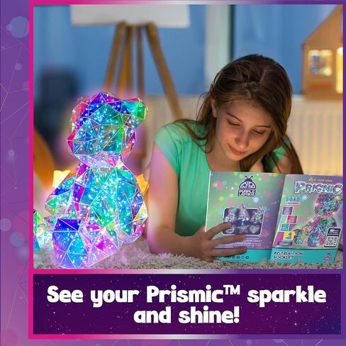 Prismic Unicorn 3D Light DIY Kit - Unique Unicorn Gifts for Girls & Women, 12 Year Old Girl Gifts, Cool Gifts for Tweens, Preteen Girl Gifts, & Teen Girl Gifts Ideas - Arts and Crafts for Christmas in Kuwait