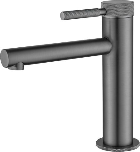 Brushed Gold Bathroom Faucet, Single Hole Vanity Faucet, Single Handle Bathroom Sink Faucet with Supply Hoses in Saudi Arabia