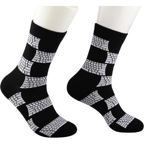 MBMSO 2 Pairs Information Technology Socks Appreciation Gift for Coder Network Engineer Gifts for Men Binary Code Gifts Socks