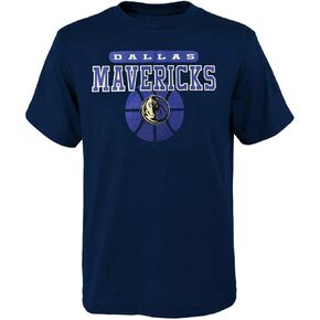 Outerstuff Dallas Mavericks Youth Boys Size Basketball Team Logo T-Shirt