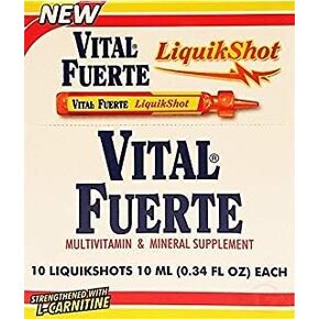 Liquid Shot Dietary Supplement 10 Units - Suplemento Multivitaminico (Pack of 1)
