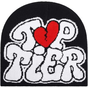 الرجال النساء Y2K بيني القوطية الجرافيك محبوك قبعة الشتاء الدافئة بيني عادية في الهواء الطلق قبعة الجمجمة in Kuwait